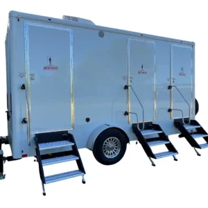 3 Person Stall Restroom Trailer (16' x 6')