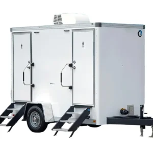2 private room shower restroom trailer